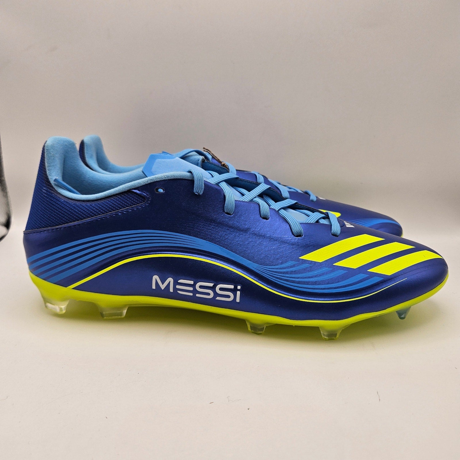 ADIDAS MEN'S 10 F50 LEAGUE FG/MG MESSI VIS10N PACK SOCCER CLEATS JP7447 NWOB