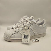 ADIDAS ORIGINALS WOMEN'S 7.5 SUPERSTAR TRIPLE WHITE NWOB FV3285