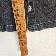 LEVI'S WOMEN'S LARGE TULI DENIM MINI DRESS BLACK WASH NWT