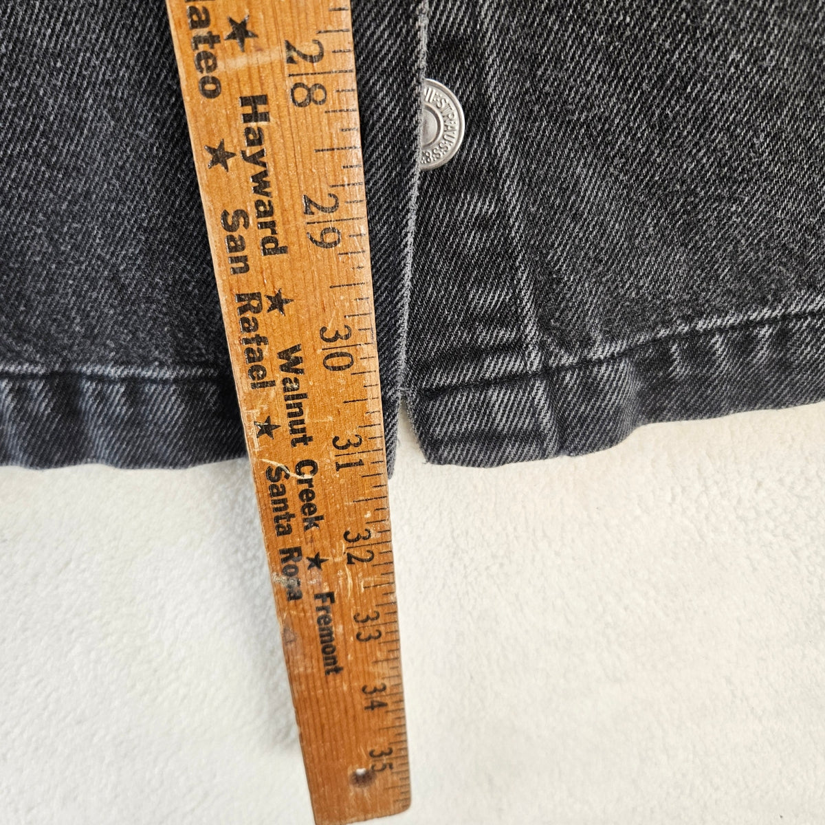 LEVI'S WOMEN'S LARGE TULI DENIM MINI DRESS BLACK WASH NWT