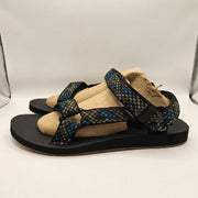 TEVA MEN'S 10 MIDFORM UNIVERSAL WEDGE SANDAL CHROMA OLIVE/BLUE TILE NWOT