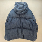 LEVI'S WOMEN'S XL WESTERN BUBBLE SHORTIE PUFFER JACKET NWT 600 FILL POWER