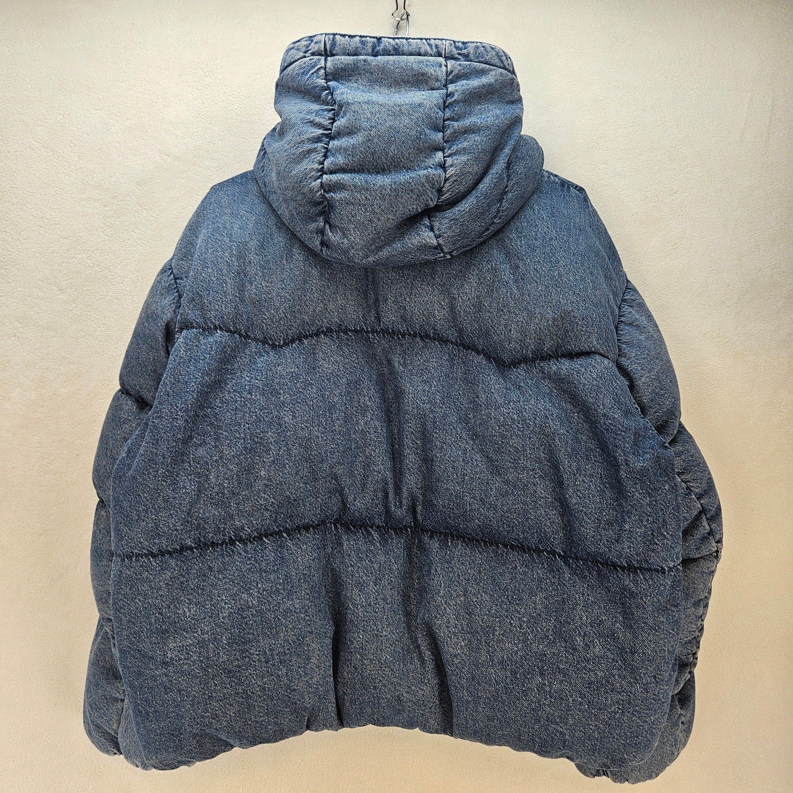 LEVI'S WOMEN'S XL WESTERN BUBBLE SHORTIE PUFFER JACKET NWT 600 FILL POWER