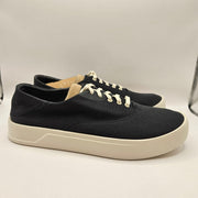 OLUKAI MEN'S 9.5 TRADEWIND BLACK LAVA ROCK LIGHTWEIGHT CANVAS COMFORT SHOES NWOB