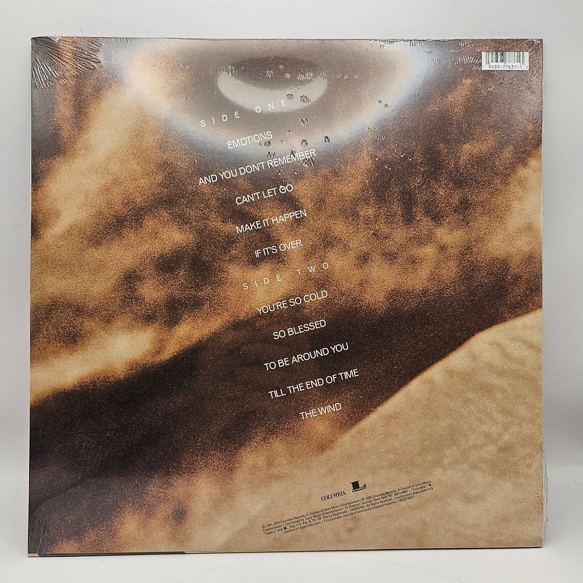MARIAH CAREY EMOTIONS VINYL LP 2020 REMASTERED AUDIOPHILE REISSUE SEALED