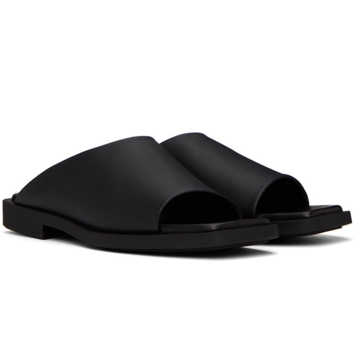 ECCO KOLLECTIVE X BIANCA SAUNDERS 45 MORANT SLIDE BLACK NIB $500 39002490000
