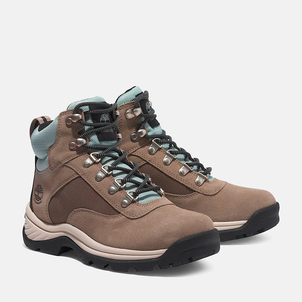 TIMBERLAND WOMEN'S 11 WHITE LEDGE WP HIKING BOOT TAUPE GREY NIB