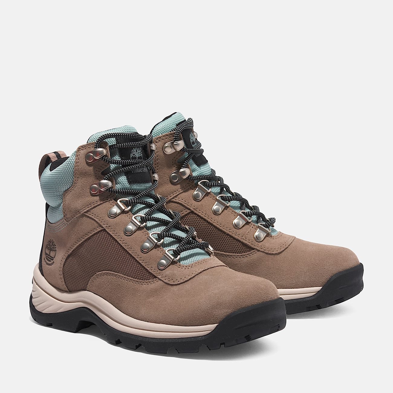 TIMBERLAND WOMEN'S 11 WHITE LEDGE WP HIKING BOOT TAUPE GREY NIB