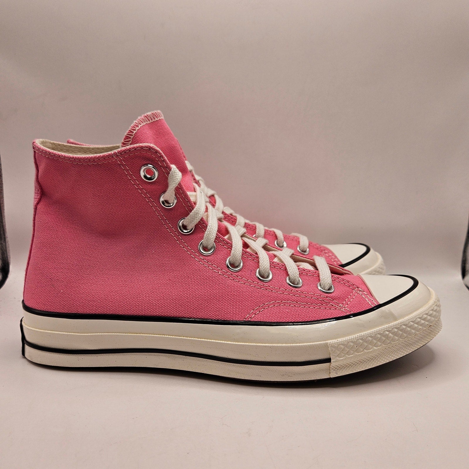 CONVERSE MEN'S 8.5 CHUCK 70 PINK HIGH TOP SNEAKER CANVAS A08184F NWOB