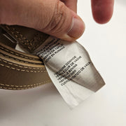 TIMBERLAND WOMEN'S XL OVAL BUCKLE BELT BEIGE MADE IN ROMANIA TB0A2N66 EI9 NWT