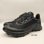 SALOMON MEN'S 7.5 ALPHACROSS 5 GTX L473075 BLACK NWOB