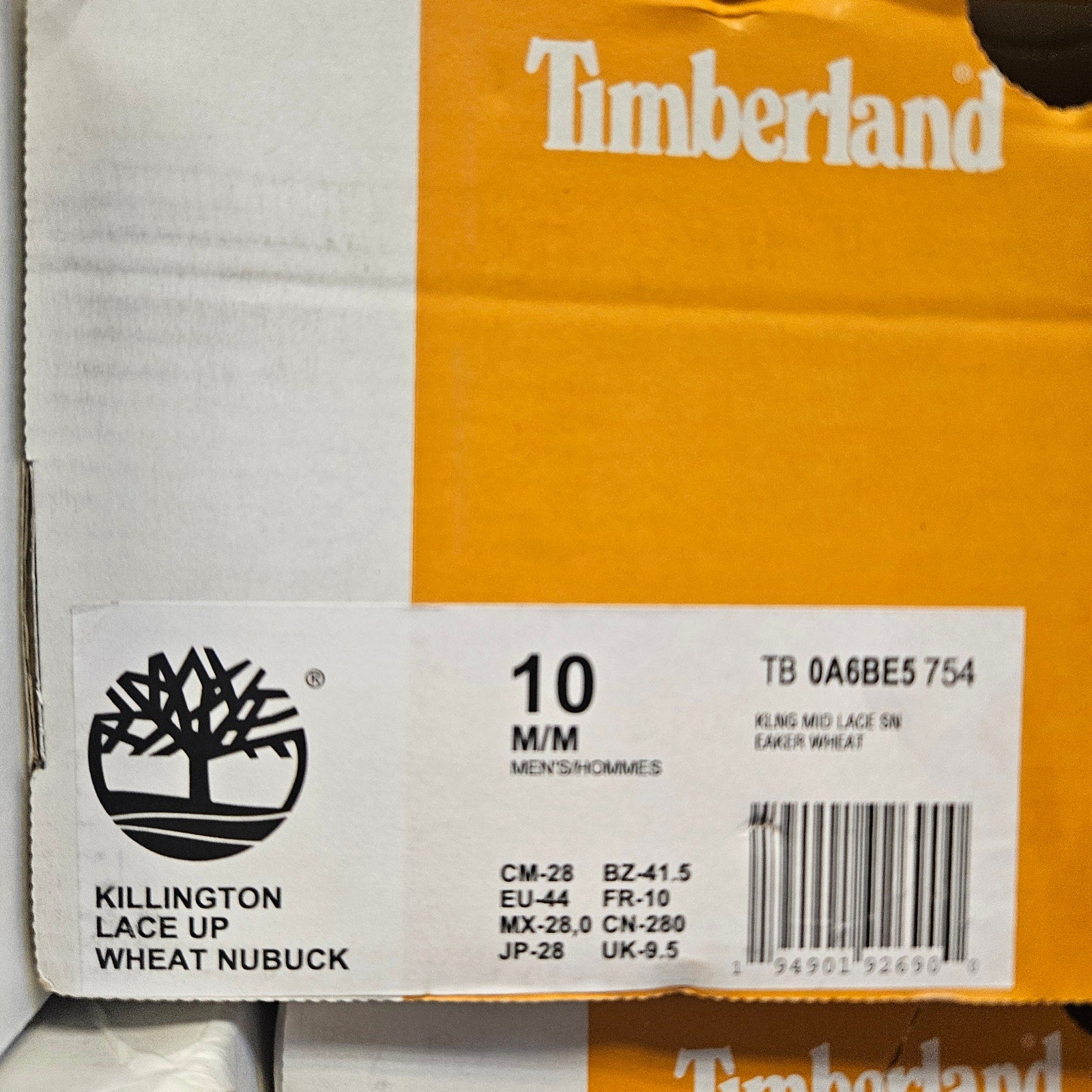 TIMBERLAND MEN'S 10 KILLINGTON MID LACE WHAT NUBUCK SNEAKER BOOTS NIB