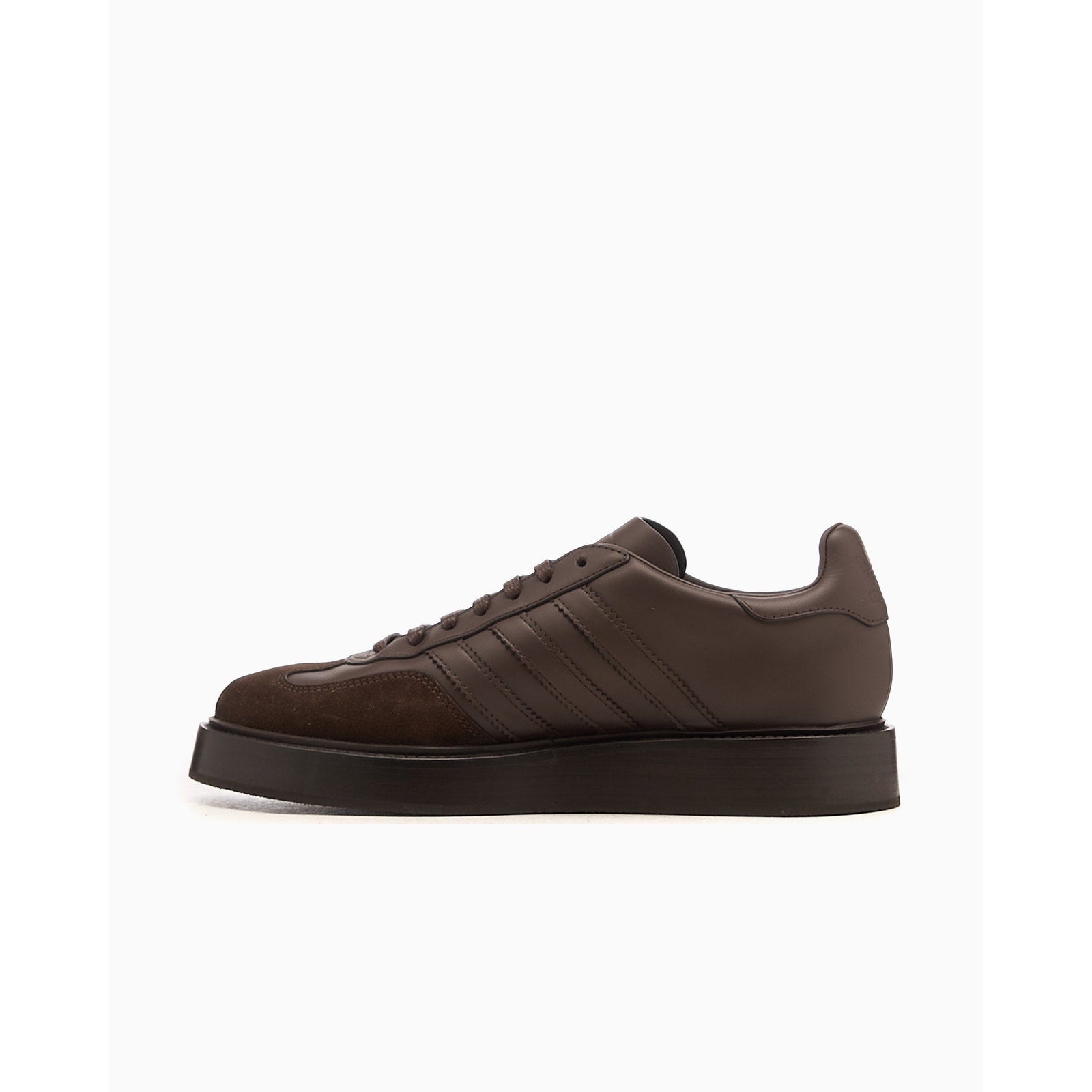 ADIDAS MADE IN ITALY MEN'S 9 PREMIUM GAZELLE INDOOR BROWN LEATHER JI3938