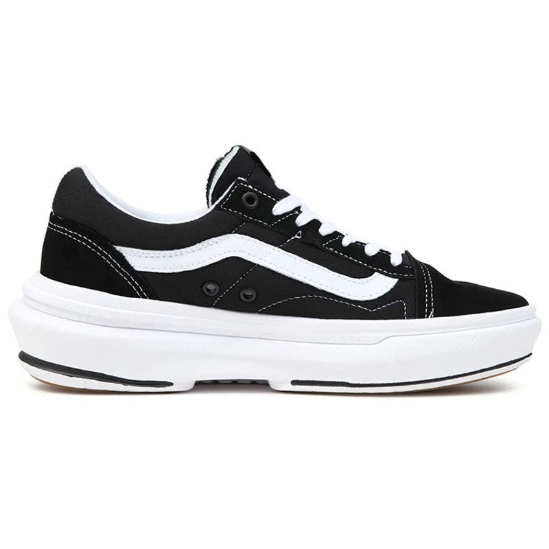 VANS MEN'S 12 OLD SKOOL OVERT COMFYCUSH BLACK WHITE NIB NB0A7Q5EBA2