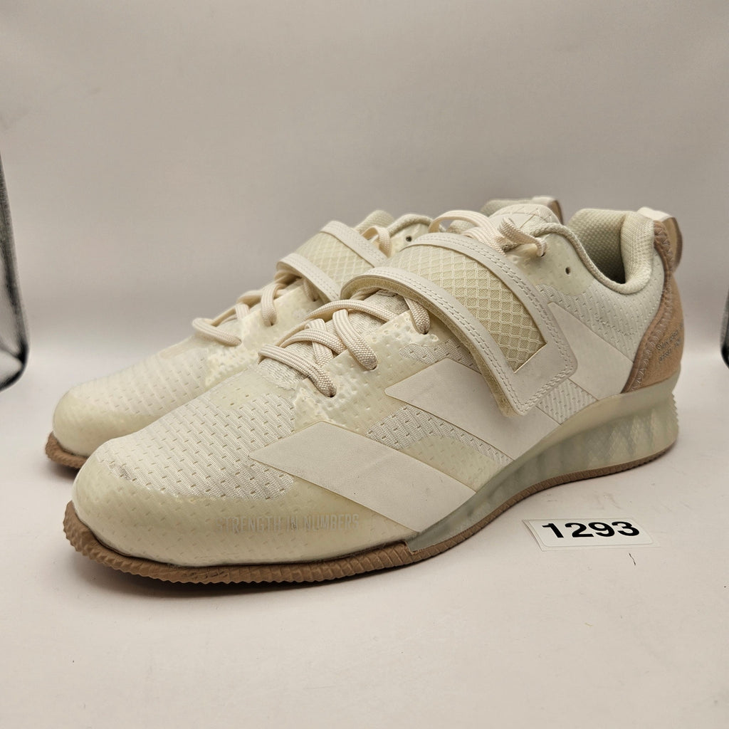 ADIDAS MEN'S 10 ADIPOWER III WEIGHTLIFTING SHOES WARM SANDSTONE IH8235