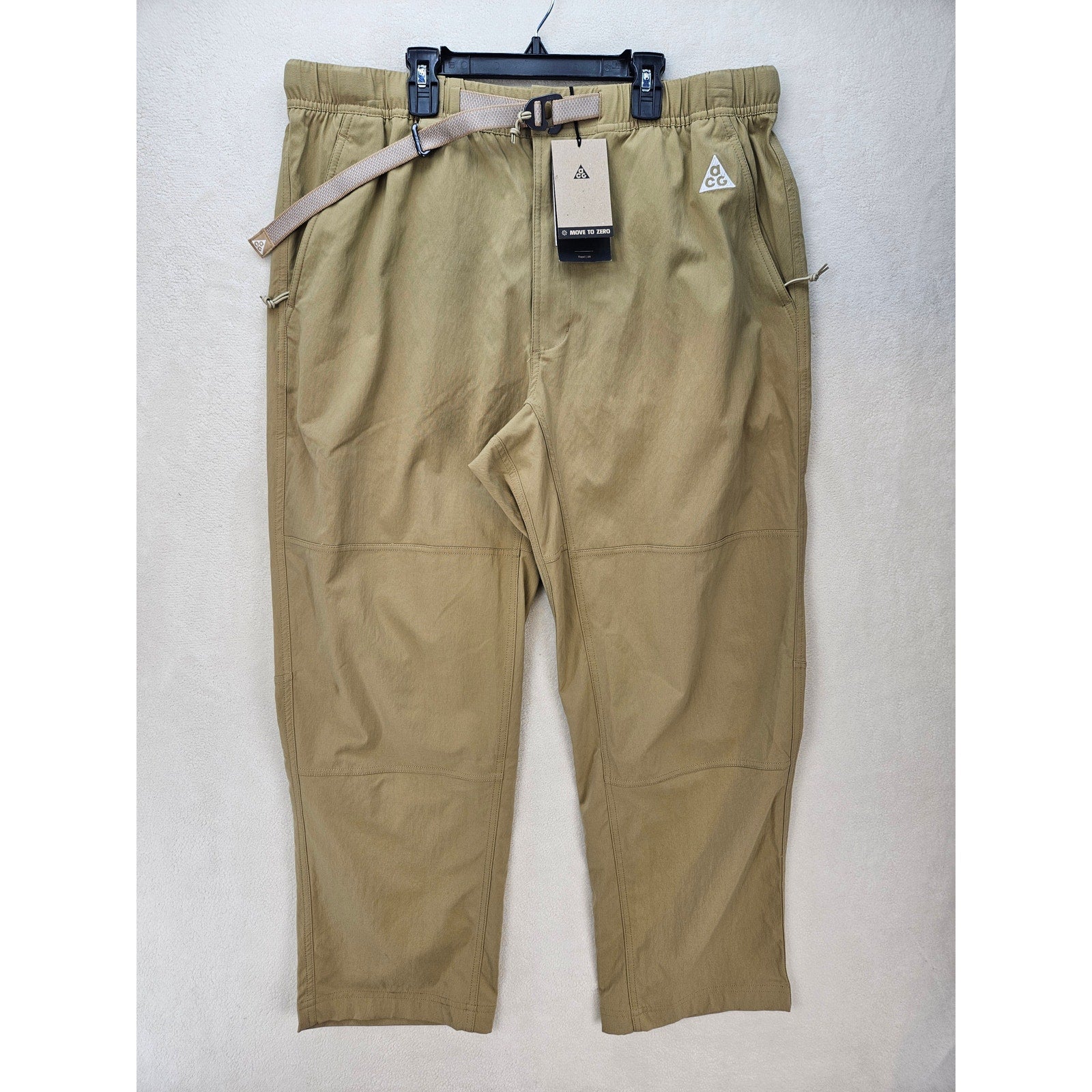 NIKE MEN'S XL ACG CARGO PANTS PARACHUTE BEIGE UV HIKING REPEL FZ2450-297 NWT