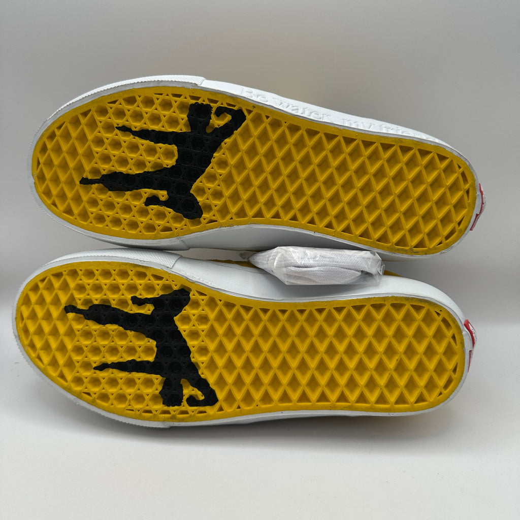 VANs x BRUCE LEE Men's 8.5 Half Cab Skateboarding Shoes Yellow/Black