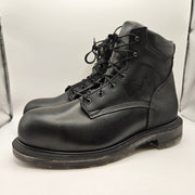 RED WING MEN'S 10 EE WIDE BLACK 3507 SUPERSOLE BOOTS STEEL TOE MADE IN USA SAFETY