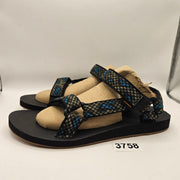 TEVA MEN'S 10 MIDFORM UNIVERSAL WEDGE SANDAL CHROMA OLIVE/BLUE TILE NWOT
