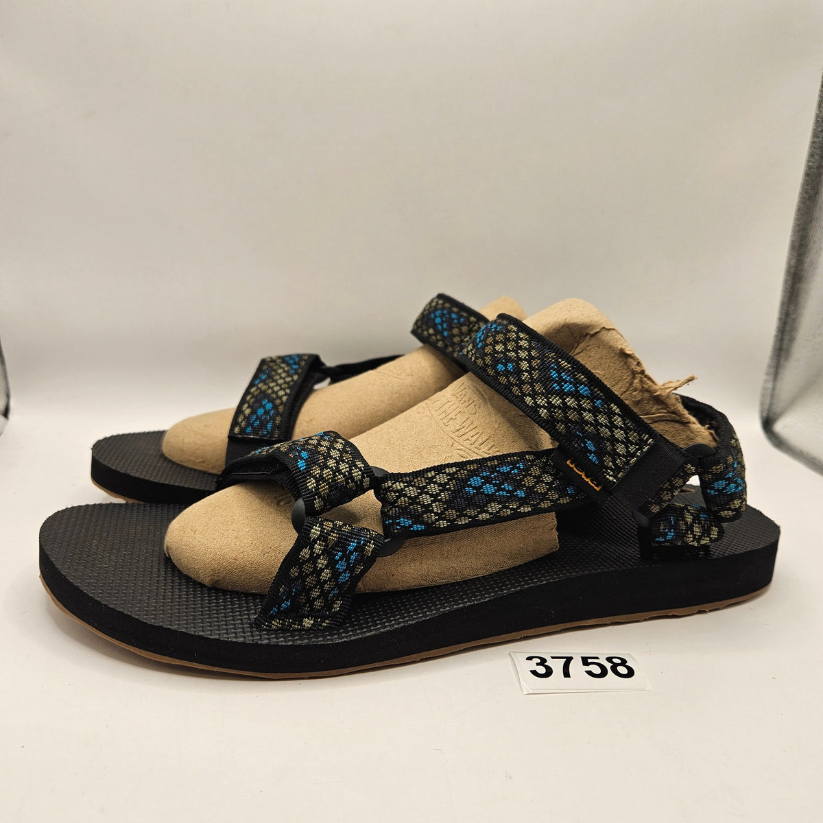 TEVA MEN'S 10 MIDFORM UNIVERSAL WEDGE SANDAL CHROMA OLIVE/BLUE TILE NWOT