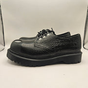 DR MARTENS WOMEN'S 8 BEX STEEL TOE LEATHER SHOES LACE UP NWOB BLACK