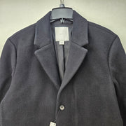 CALVIN KLEIN MEN'S MED. BY NIGHT CASHMERE WOOL BLEND OVERCOAT BLACK BEAUTY $699
