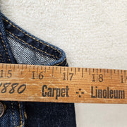 LEVI'S WOMEN'S MEDIUM BAGGY HIGHWATER OVERALLS DARK WASH A60790004