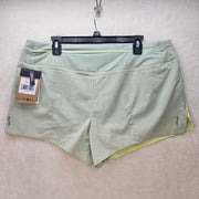 THE NORTH FACE WOMEN'S XL SUMMIT LIGHT SHORT 4IN ASTRO LIME MIST MADE IN JORDAN