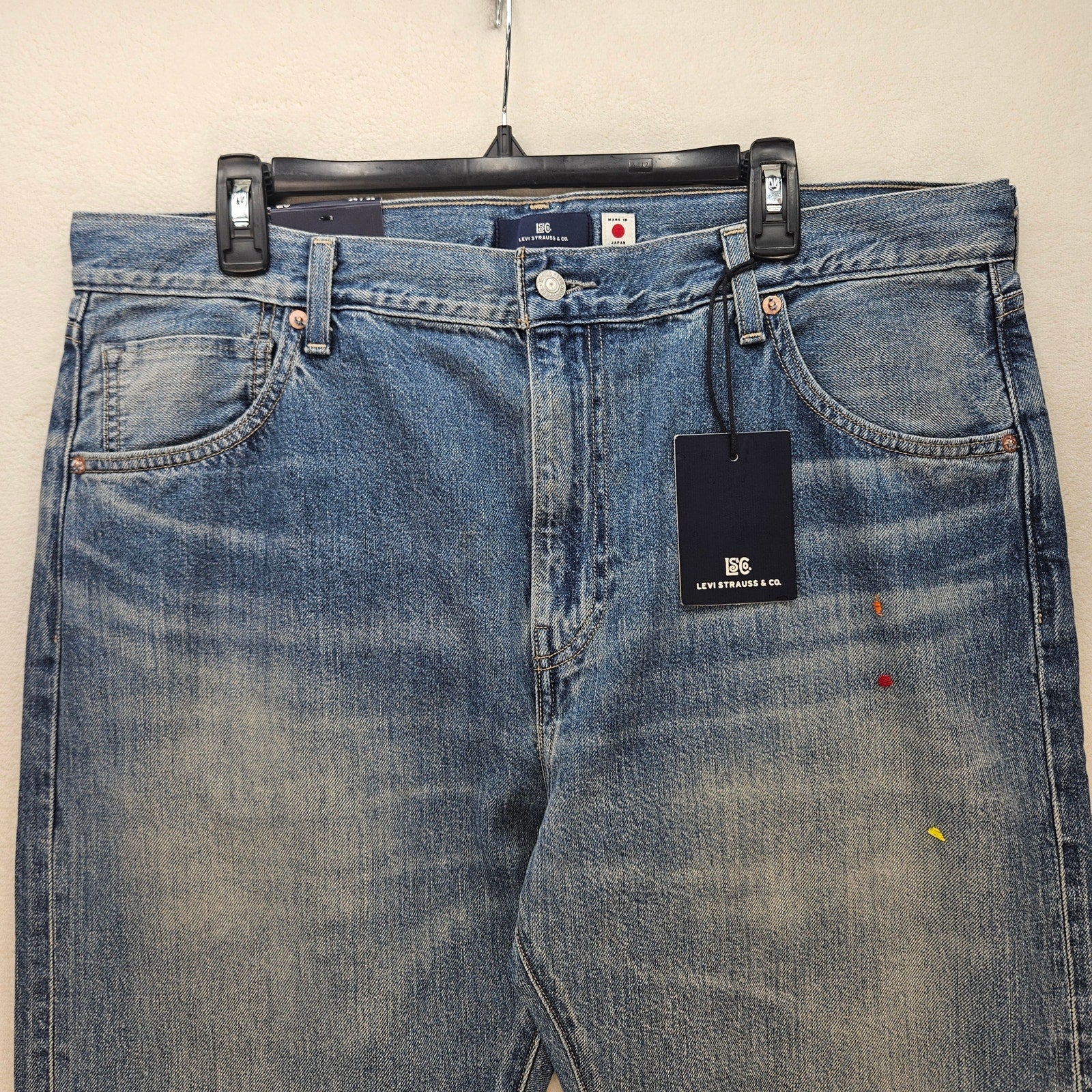 LEVIS WOMEN'S 34X32 JAPANESE MADE SELVEDGE PLANK STRAIGHT FIT NWT