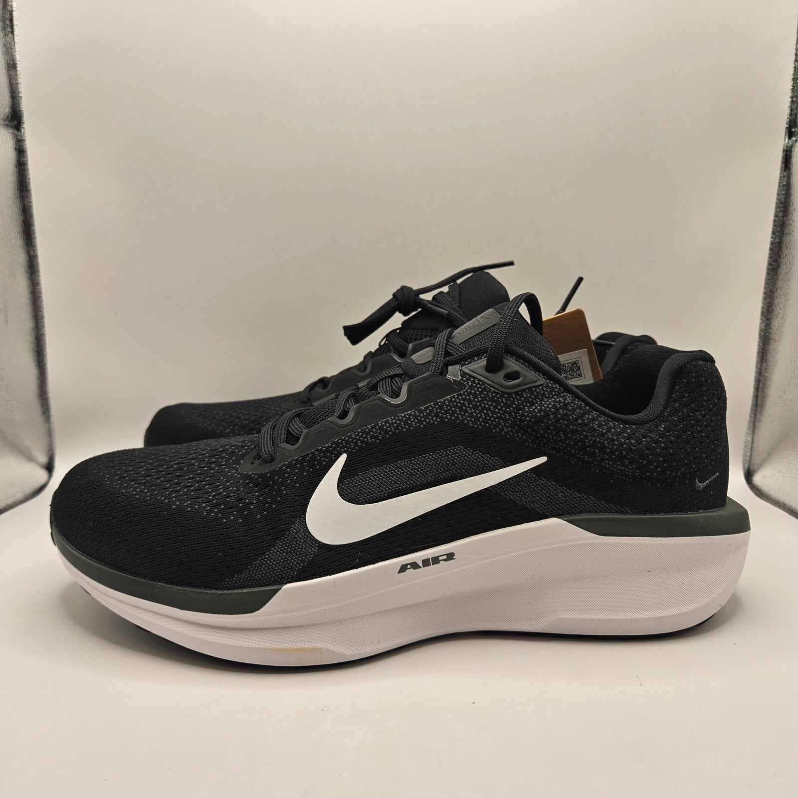 NIKE MEN'S 11 EXTRA WIDE WINFLO 11 BLACK ANTHRACITE WHIT FQ8937-001 NWOB