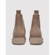 TIMBERLAND WOMEN'S 10 WIDE CARNABY COOL MID CHELSEA BOOT TAUPE GRAY TB0A41CW929