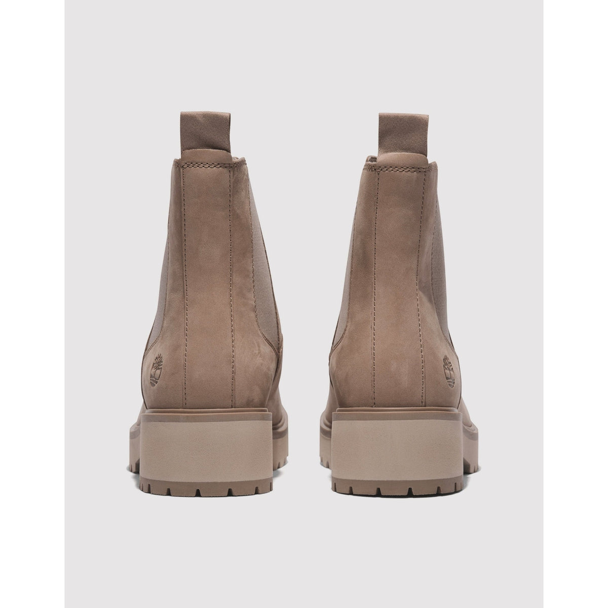 TIMBERLAND WOMEN'S 10 WIDE CARNABY COOL MID CHELSEA BOOT TAUPE GRAY TB0A41CW929