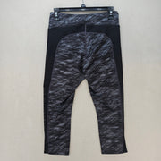 ASICS WOMEN'S MEDIUM KATE POCKET CAPRI 7/8 LEGGING BREATHABLE GRAY NWT