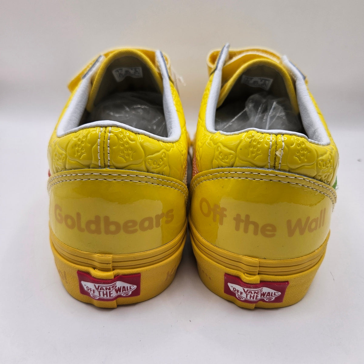VANS X HARIBO GUMMY BEAR OLD SKOOL MEN'S 7 WOMEN'S 8.5 YELLOW SNEAKER NWOB