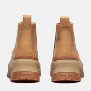 TIMBERLAND WOMEN'S 8.5 ROXIE LANE MID CHELSEA BOOT BROWN FULL GRAIN NIB