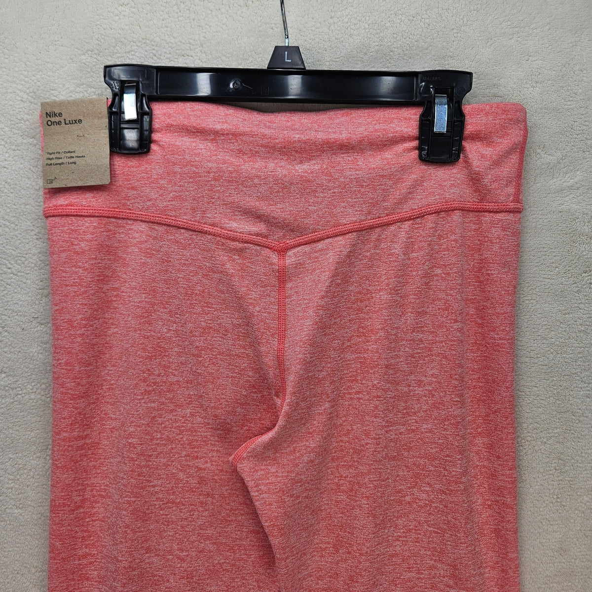 NIKE GIRLS XL ONE LUXE DRI FIT LEGGINGS DD7637-603 HEATHER PINK NWT