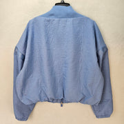 NIKE WOMEN'S LARGE KOBE BASKETBALL BOMBER JACKET BLUE FULL-ZIP IR0732-486