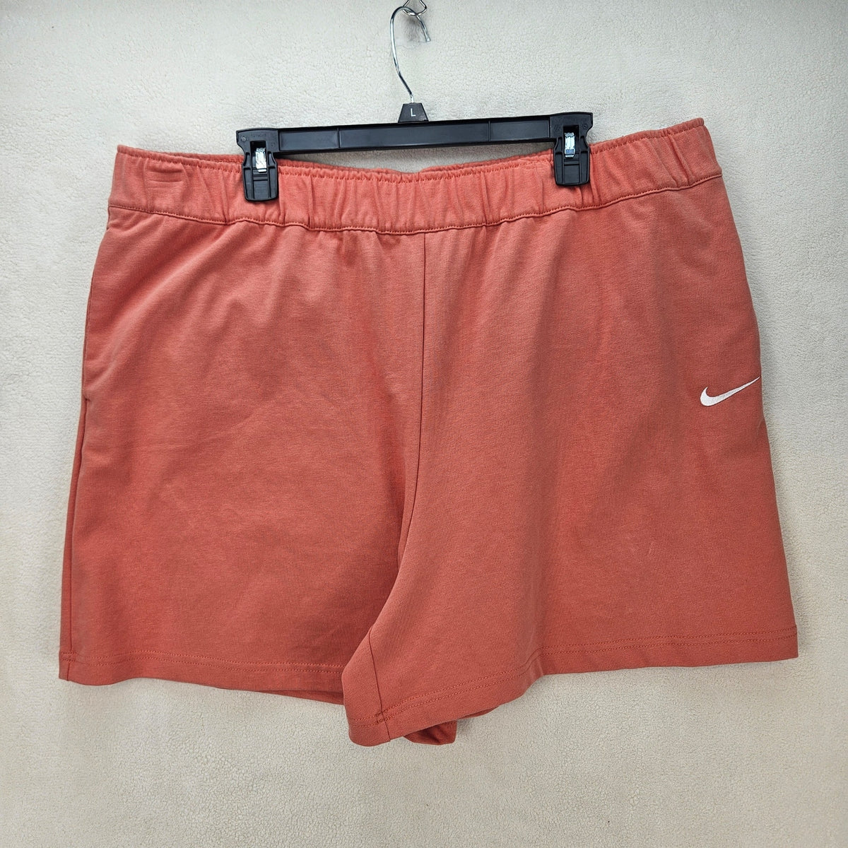 NIKE SPORTSWEAR WOMEN'S XXL COTTON JERSEY SHORTS MADDER ROOT DM6728-827 NWT