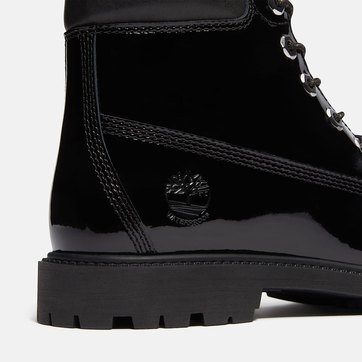 TIMBERLAND WOMEN'S 8 PATENT LEATHER PREMIUM 6-INCH WATERPROOF BOOT NIB