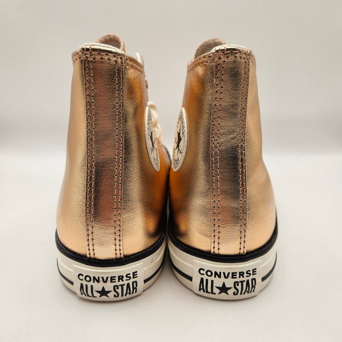 CONVERSE KIDS 5.5 CHUCK TAYLOR ALL STAR HIGH TOP SNEAKER METALLIC COPPER A11792C