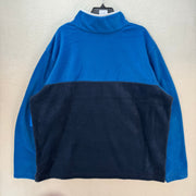 COLUMBIA MEN'S XXL STEENS MOUNTAIN HALF SNAP FLEECE NAVY WHT
