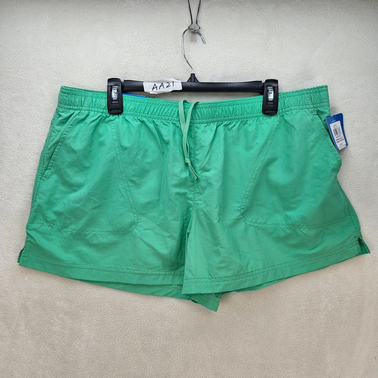 COLUMBIA WOMEN'S XL SANDY RIVER SHORTS 3" INSEAM TEAL NWT