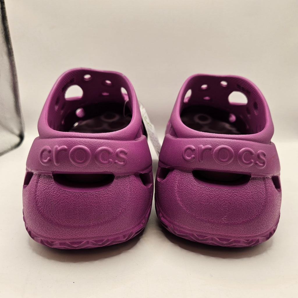 CROCS WOMEN'S 9 CAGED CLOG GRAPEBERRY SLIP ON PLATFORM SHOE 211141-5BV NWT