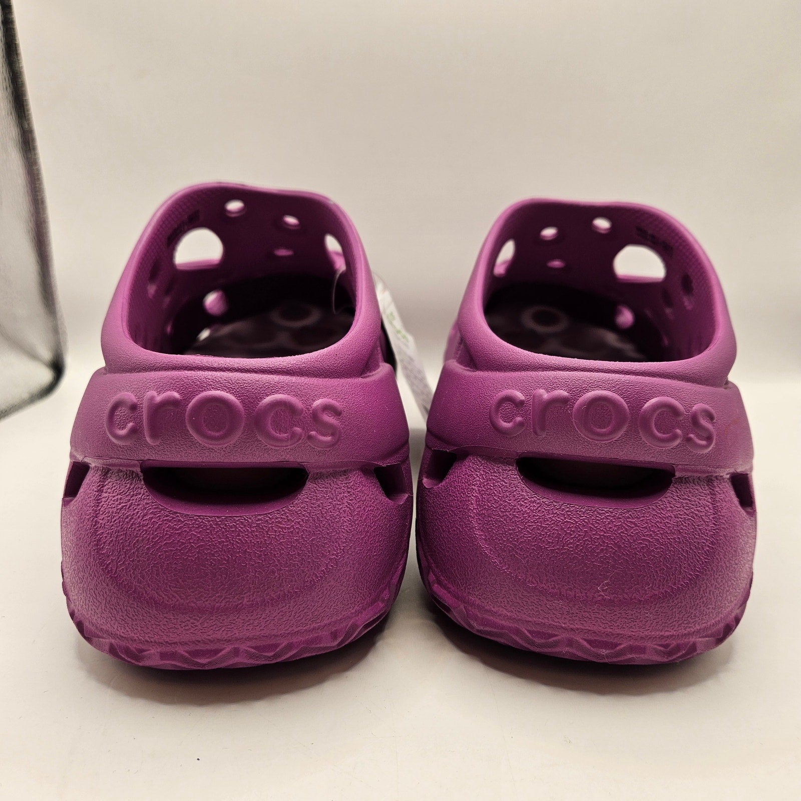 CROCS WOMEN'S 9 CAGED CLOG GRAPEBERRY SLIP ON PLATFORM SHOE 211141-5BV NWT