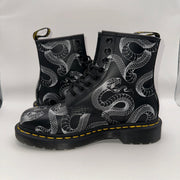 Dr. Martens 1460 Men' Size 4 Women's Size 5 Serpent Print Leather Lace Boots