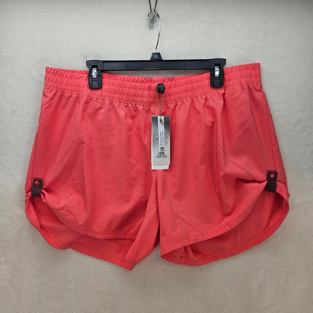 ADIDAS WOMEN'S XL PINK PACER SNAP RUNNING TRAINING GYM SHORTS NWT