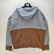 MNML MEN'S SMALL GREY MASH UP UTILITY PULLOVER HOODIE NWT