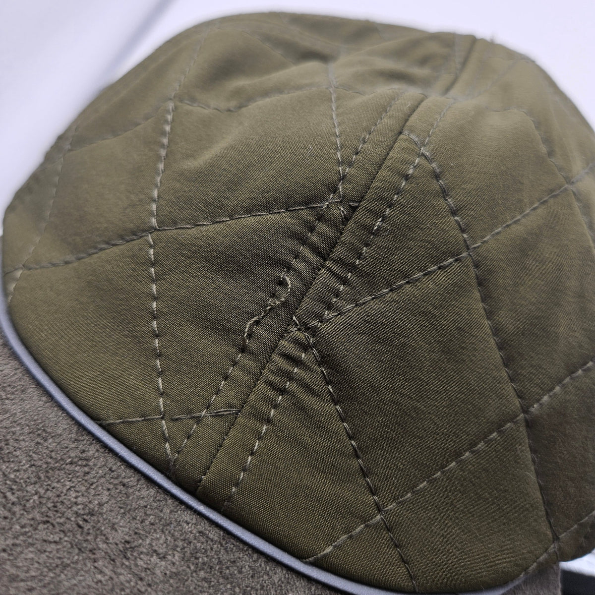 ALPINE DESIGN WOMEN'S OS OLIVE GREEN PUFFER CAP ADJUSTABLE STRAP NWT