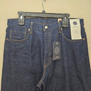 LEVI'S JAPANESE FABRIC WOMEN'S 32X30 BLUE TAB COLUMN JEANS NWT MOJ DARK WASH