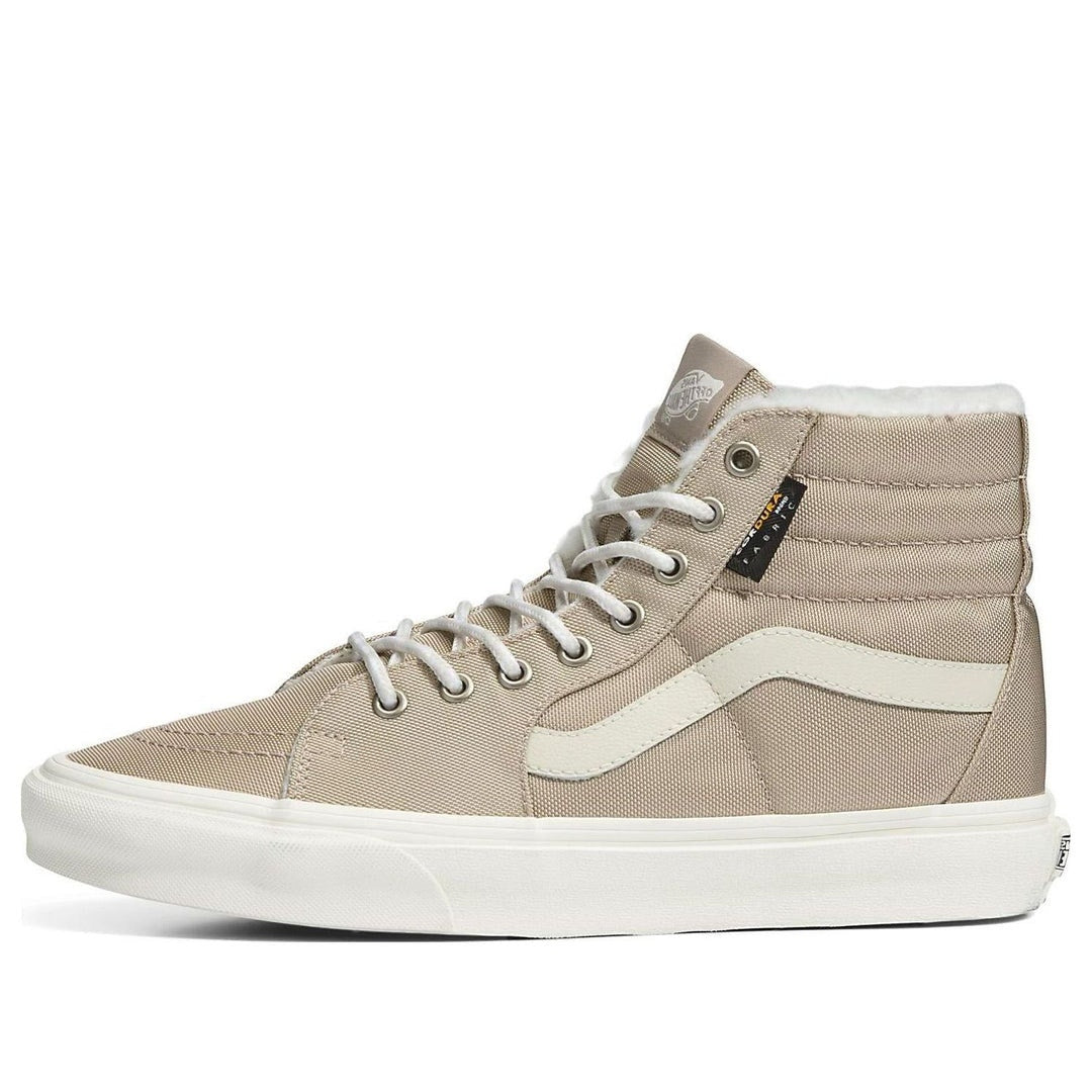 VAN'S WOMEN'S 8.5 SK8 HI CORDURA SHERPA SHOES WALNUT NIB